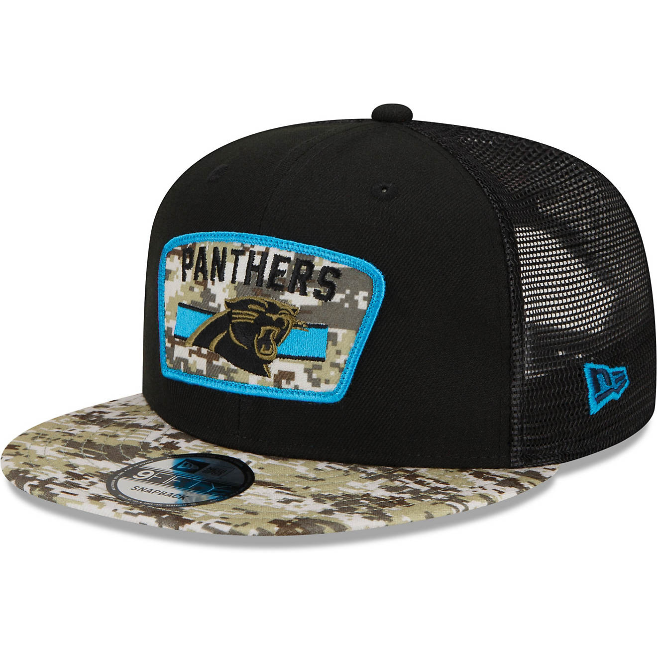 New Era Men's Carolina Panthers '21 ONF Salute To Service 9FIFTY Cap                                                             - view number 1