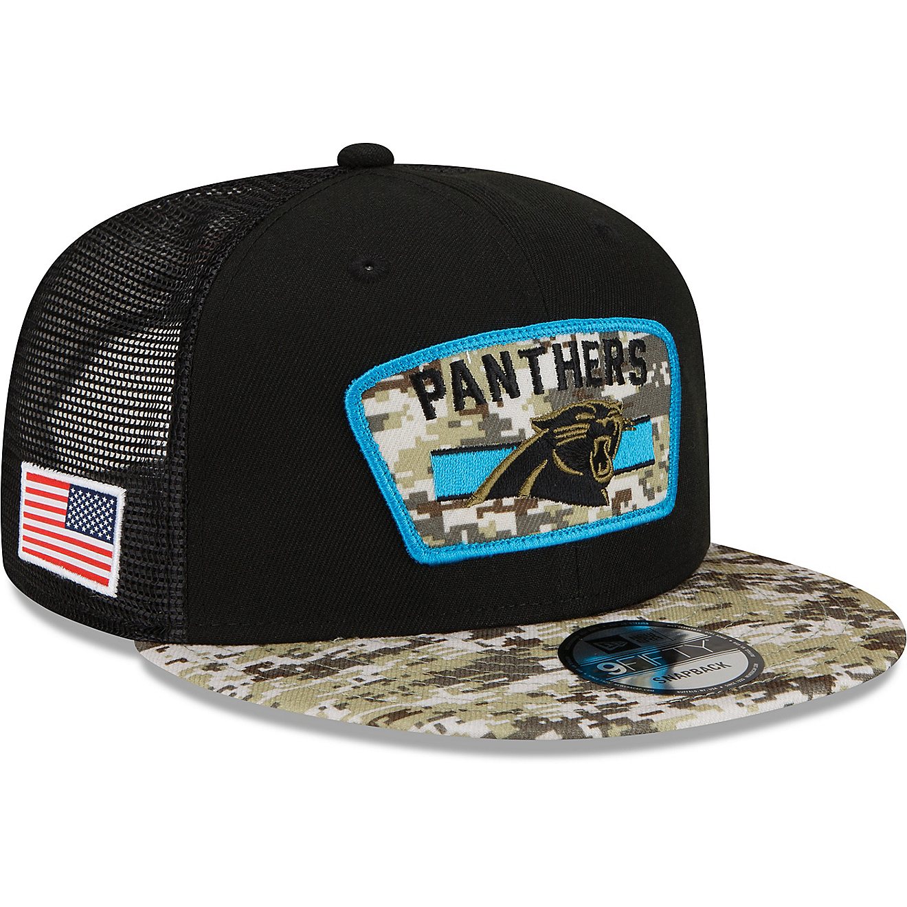 New Era Men's Carolina Panthers '21 ONF Salute To Service 9FIFTY Cap                                                             - view number 2