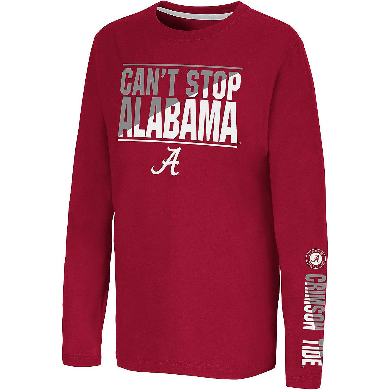 Colosseum Athletics Boys' University of Alabama Tornado Long Sleeve T-shirt                                                      - view number 1