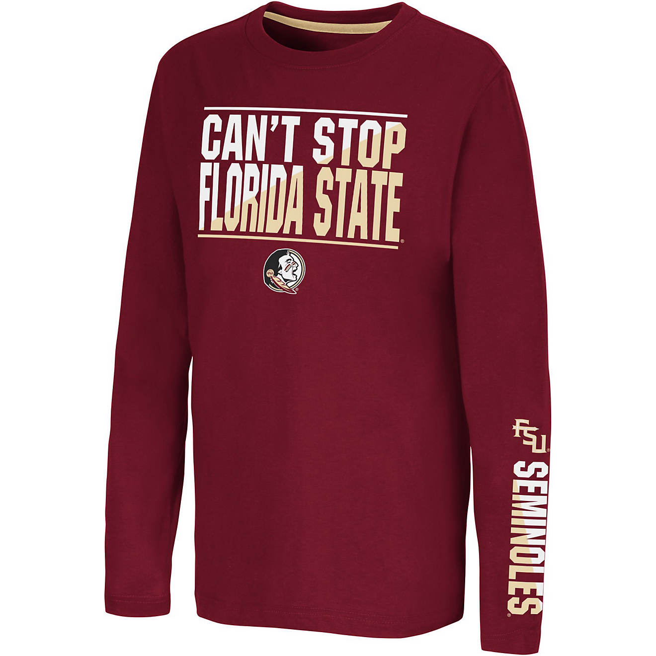 Colosseum Athletics Boys' Florida State University Tornado Long Sleeve T-shirt                                                   - view number 1