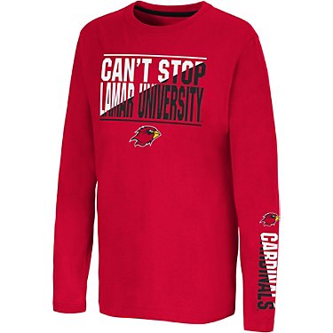 Colosseum Athletics Boys' Lamar University Tornado Long Sleeve T-shirt