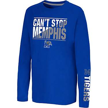 Colosseum Athletics Boys' University of Memphis Tornado Long Sleeve T-shirt                                                     