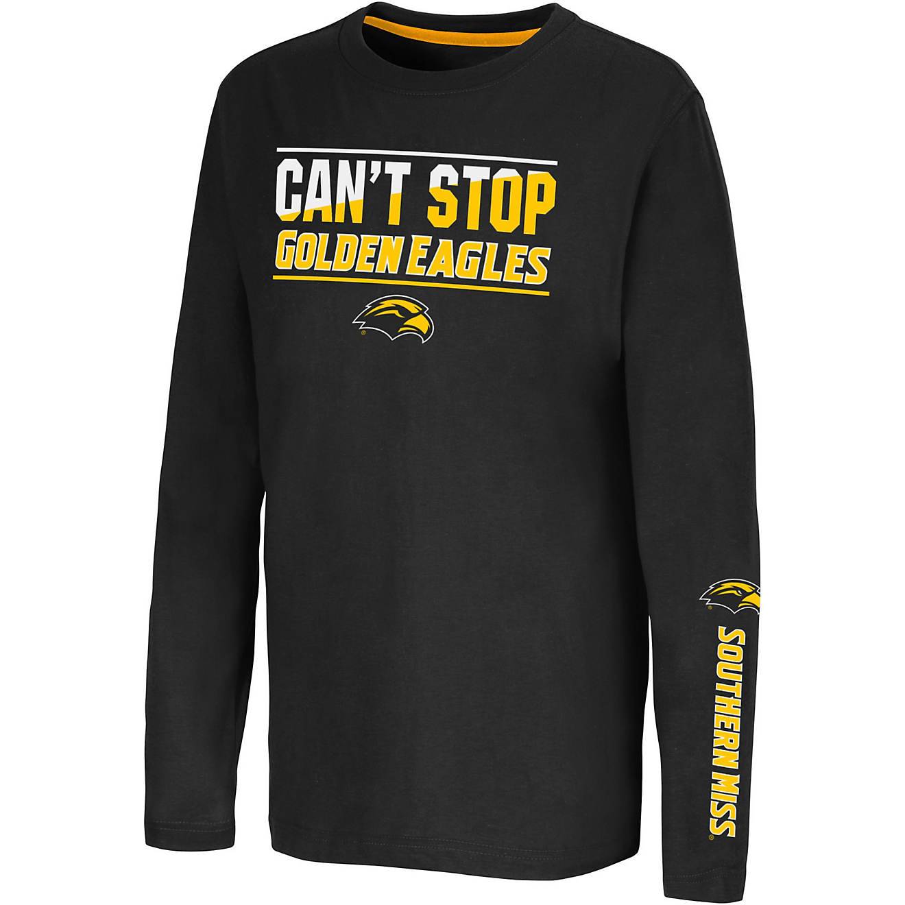 Colosseum Athletics Boys' University of Southern Mississippi Tornado Long Sleeve T-shirt                                         - view number 1
