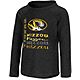 Colosseum Athletics Toddler Girls' University of Missouri Heart Long Sleeve Graphic T-shirt                                      - view number 1 image