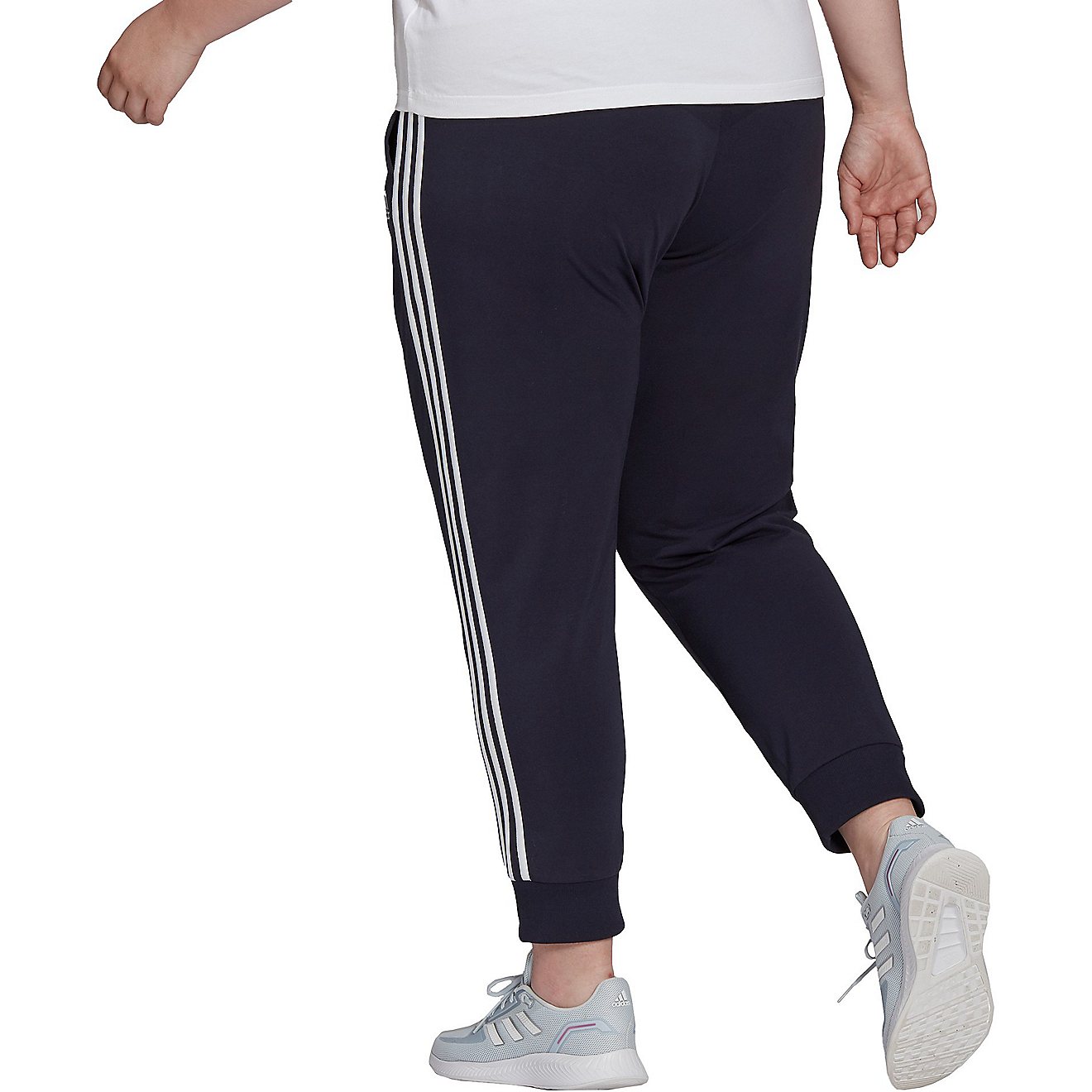 adidas Women's Plus Size Essentials Slim Tapered Cuff Pants                                                                      - view number 2