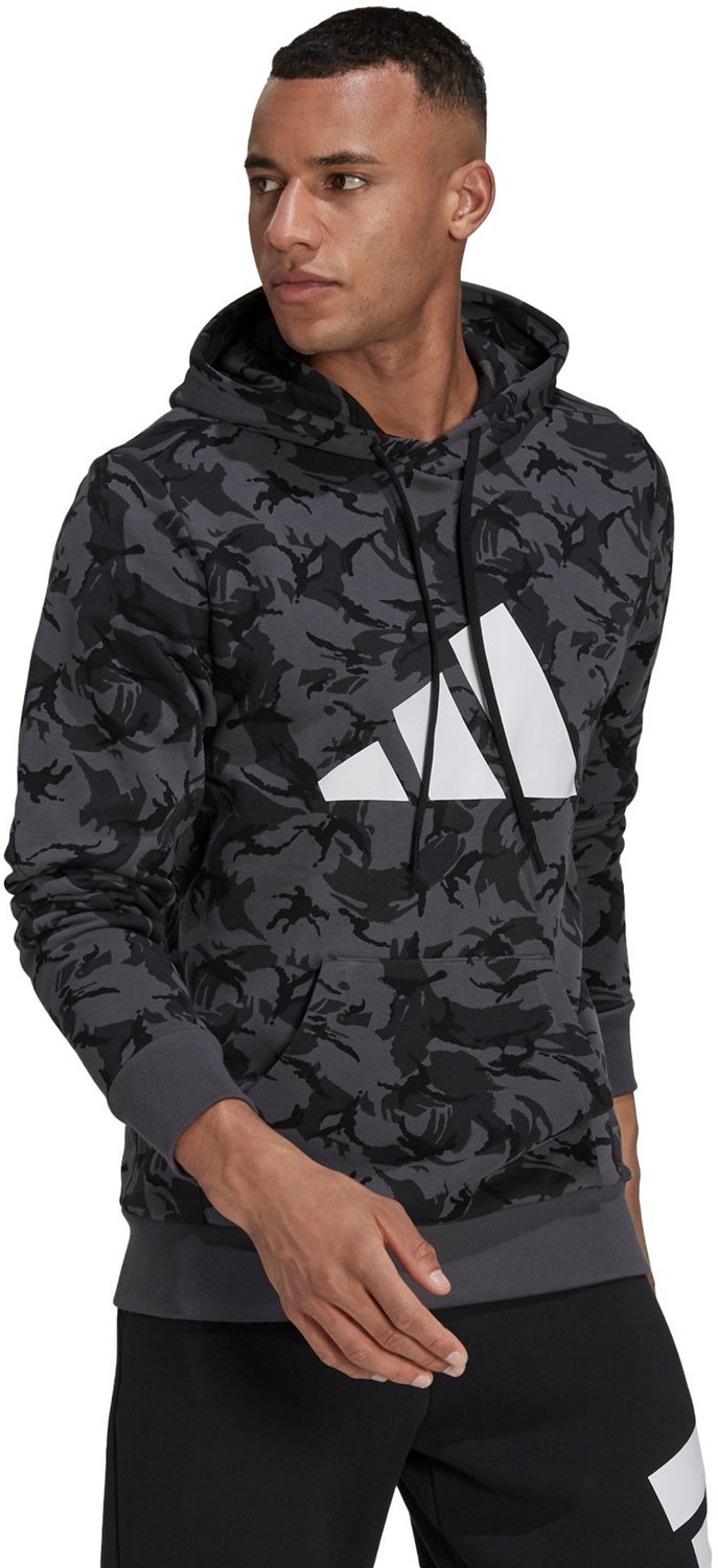 adidas Men's Future Icons Camo Graphic Hoodie Academy