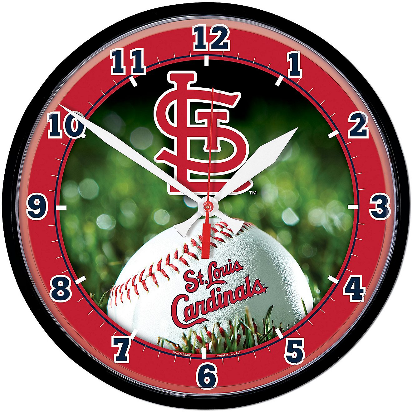 WinCraft St. Louis Cardinals 12.75 in Round Wall Clock                                                                           - view number 1