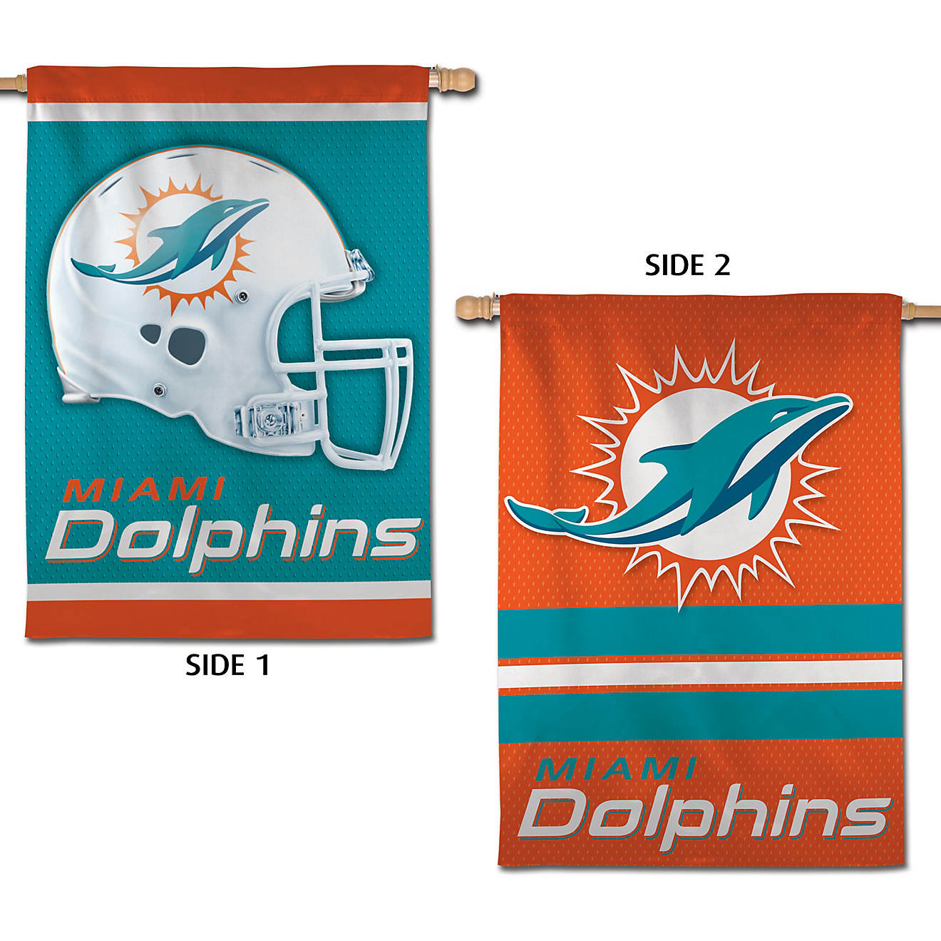 WinCraft Miami Dolphins 28 in Vertical Flag                                                                                      - view number 1