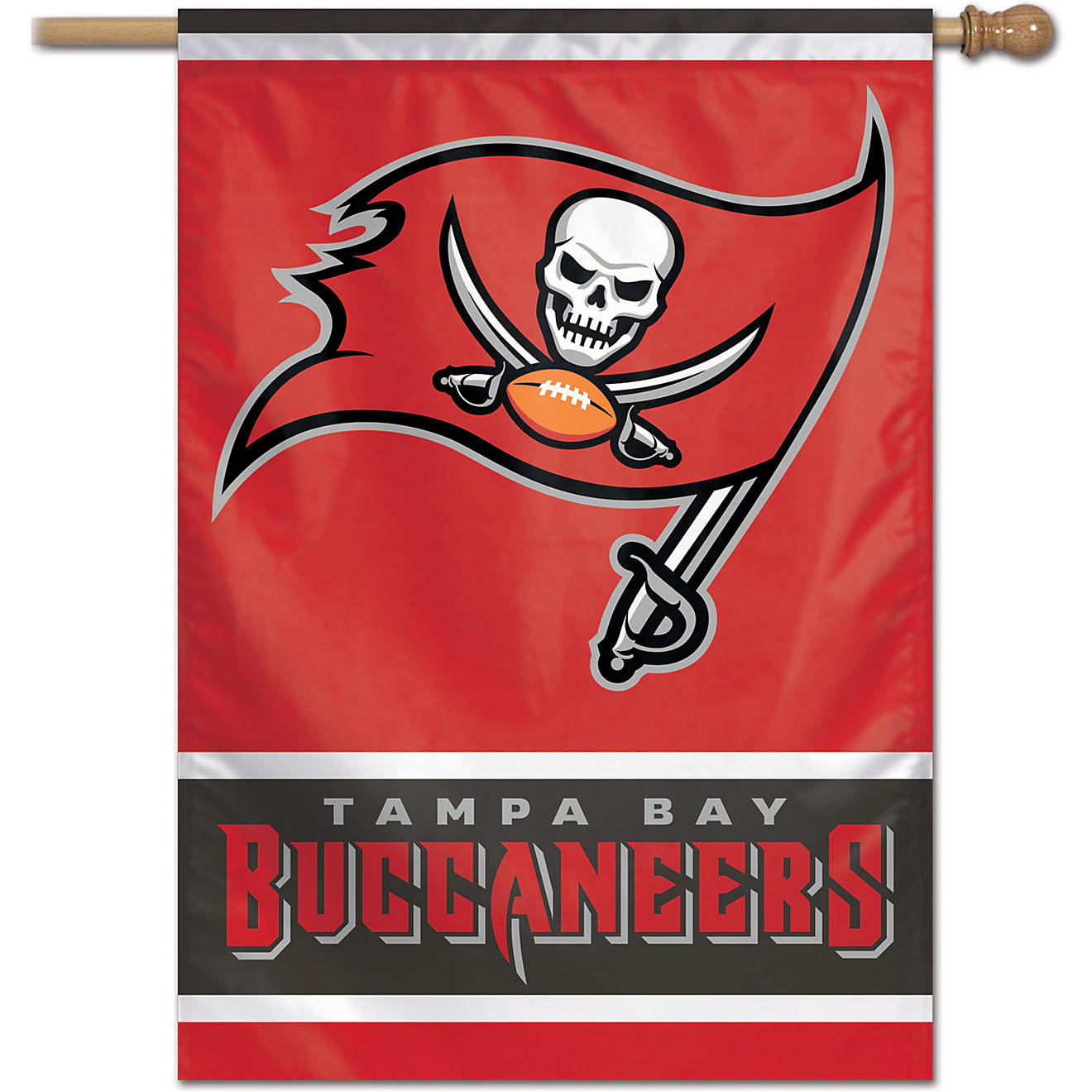 WinCraft Tampa Bay Buccaneers 28 in x 40 in Vertical Flag                                                                        - view number 1