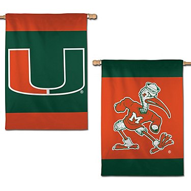 WinCraft University of Miami Vertical 28 in x 40 in Flag