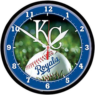WinCraft Kansas City Royals 12.75 in Round Wall Clock                                                                           