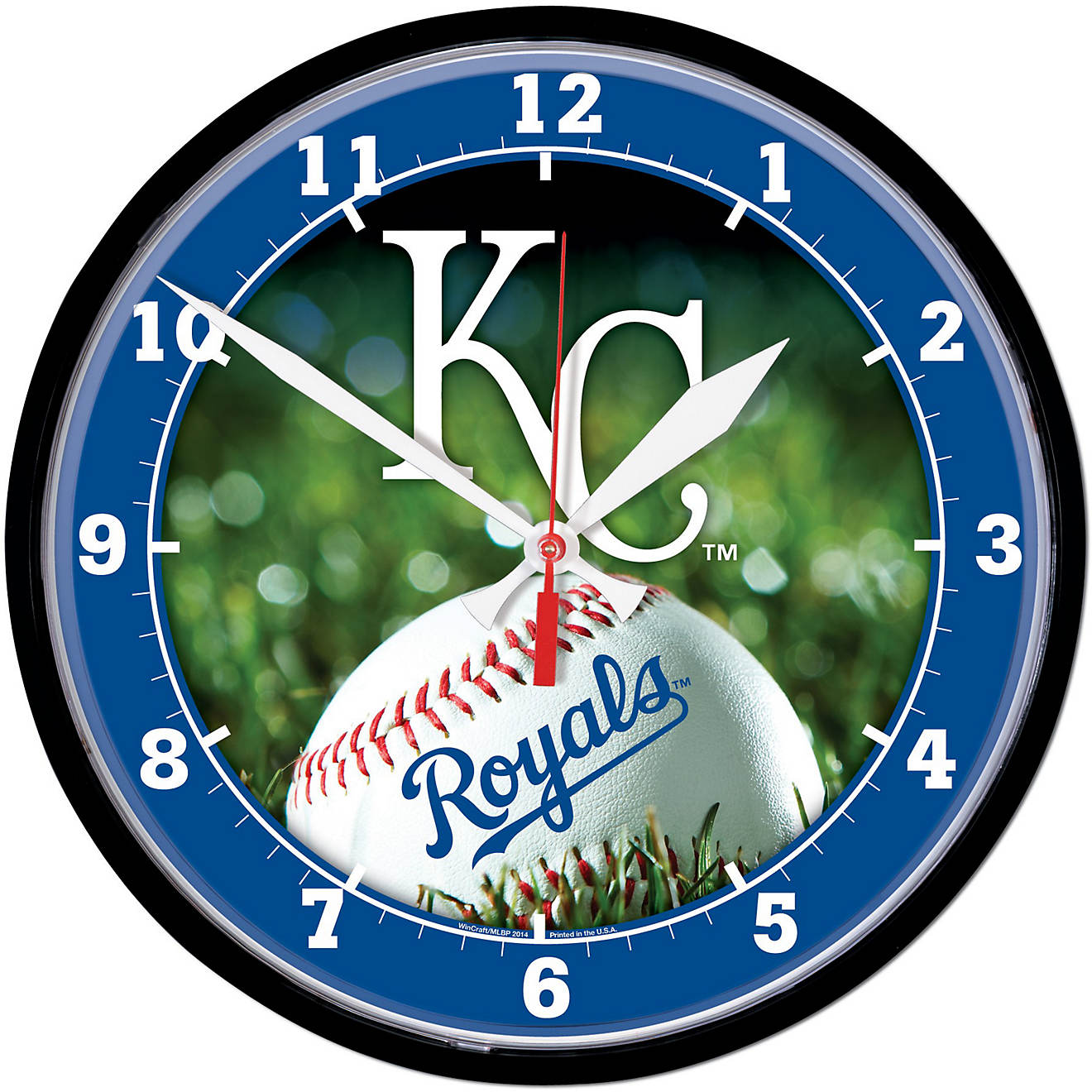 WinCraft Kansas City Royals 12.75 in Round Wall Clock                                                                            - view number 1