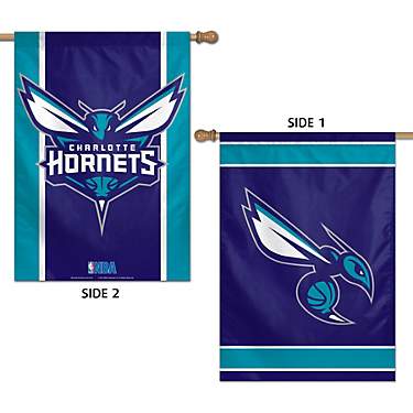 WinCraft Charlotte Hornets Vertical 2-Sided 28 in x 40 in Flag                                                                  