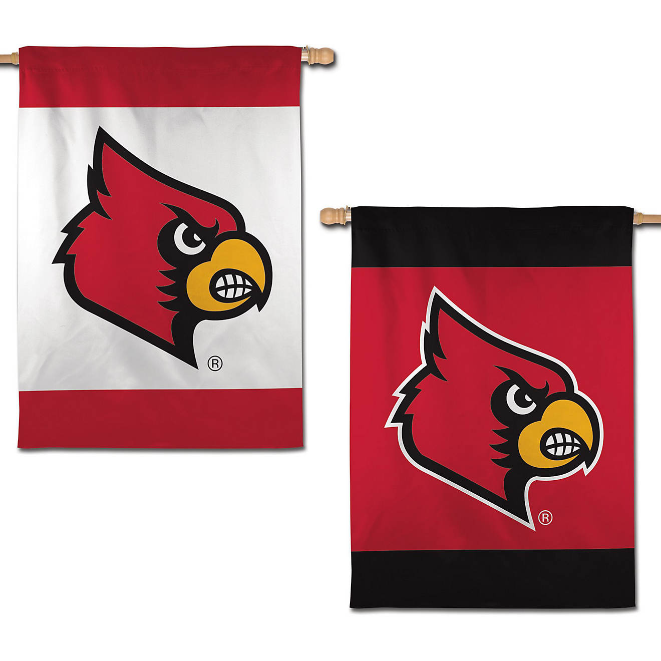 WinCraft University of Louisville Vertical 2-Sided 28 in x 40 in Flag                                                            - view number 1