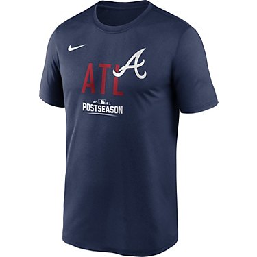 Nike Men's Braves 2021 Postseason Authentic Collection Dugout Short-Sleeve T-shirt