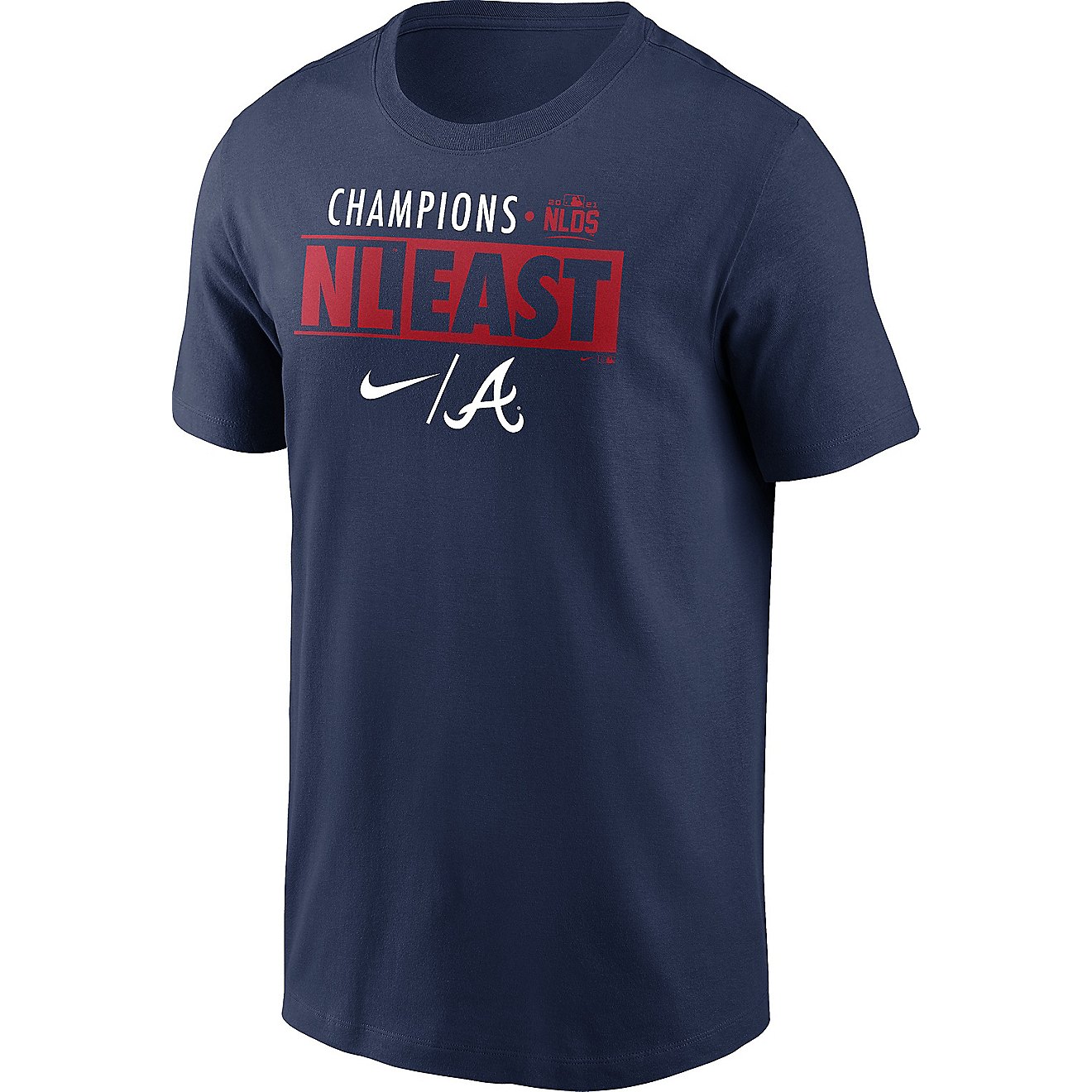 Nike Men's Braves 2021 NL East Division Champs Short-Sleeve T-shirt - view number 1