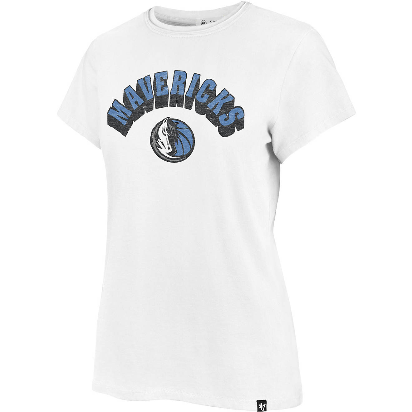 ‘47 Women’s Dallas Mavericks Drop Shadow Frankie Short Sleeve T-shirt                                                        - view number 1