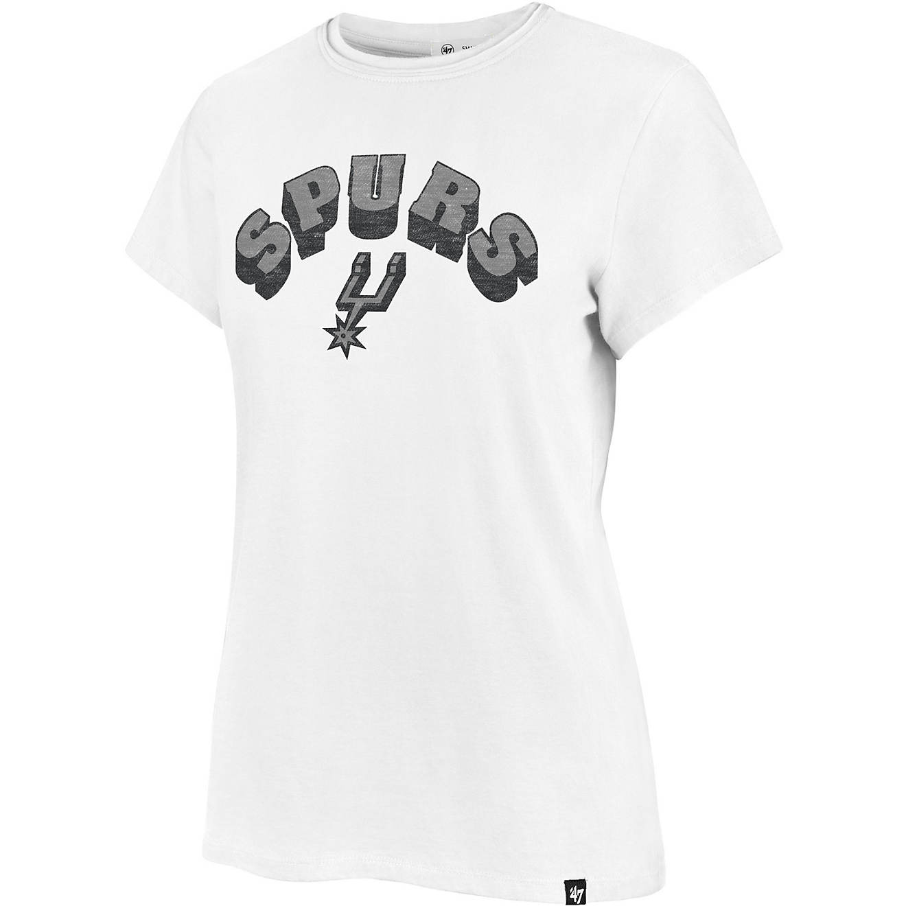 '47 Women's San Antonio Spurs Drop Shadow Frankie Short Sleeve T-shirt                                                           - view number 1