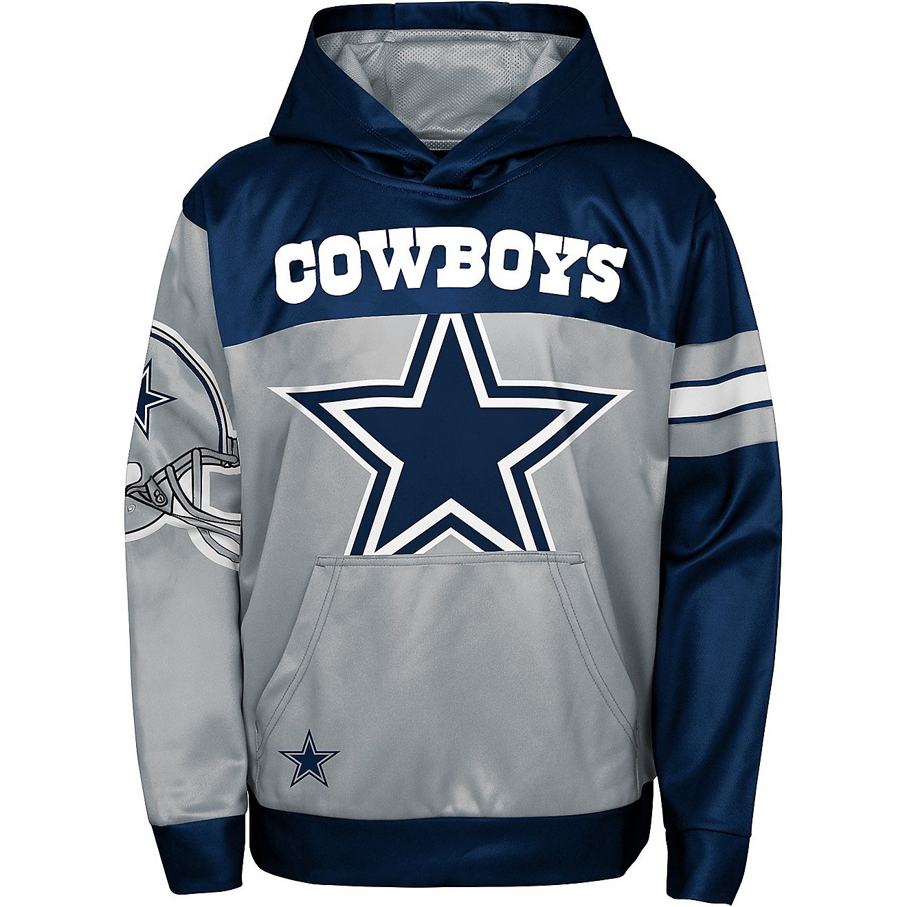 NFL Boys' Dallas Cowboys First & Goal Sub Fleece Hoodie                                                                          - view number 2