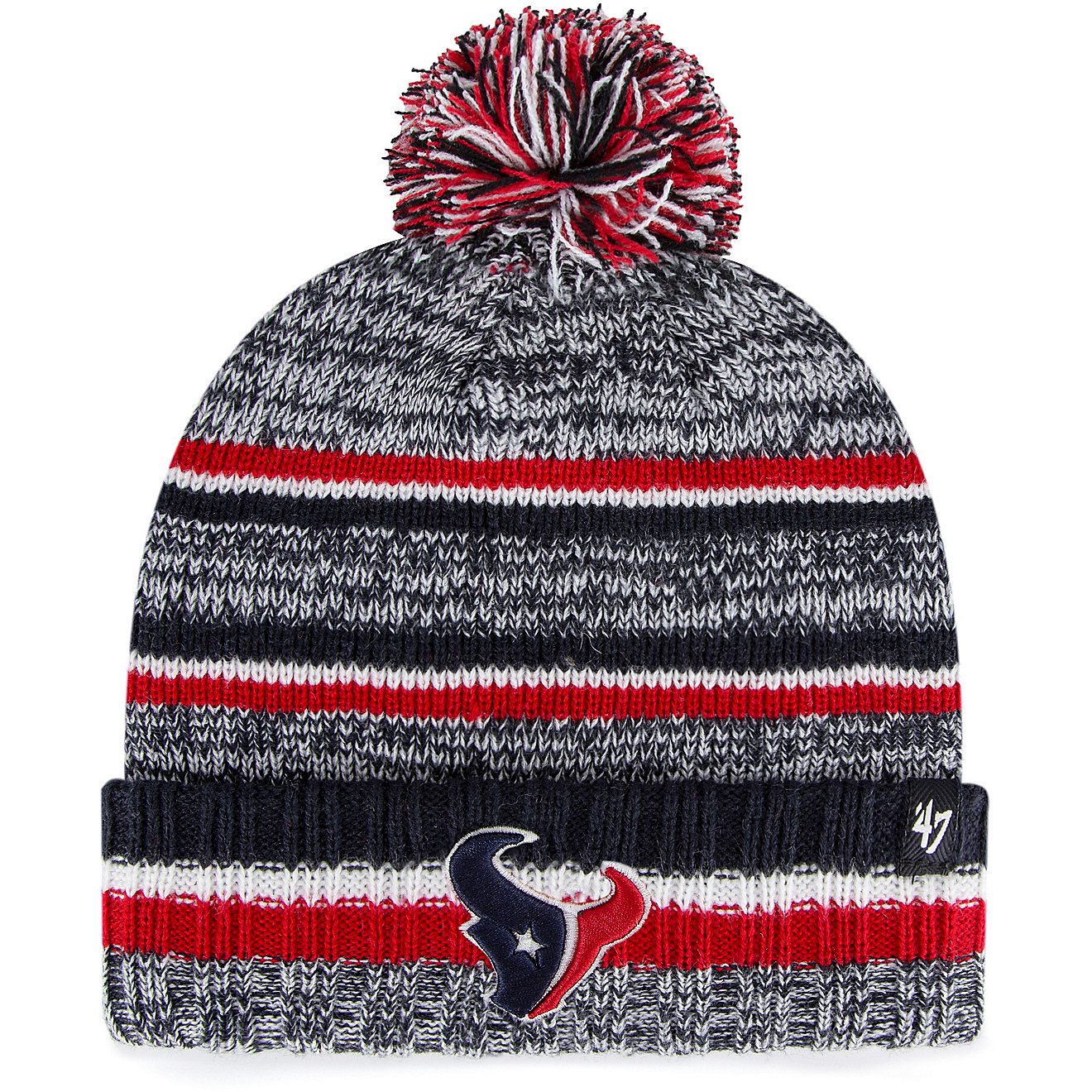 ’47 Youth Houston Texans Boondock Pom Cuff Knit Cap                                                                            - view number 1