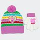 Peppa Pig Girls' Hat and Gloves Set                                                                                              - view number 1 image