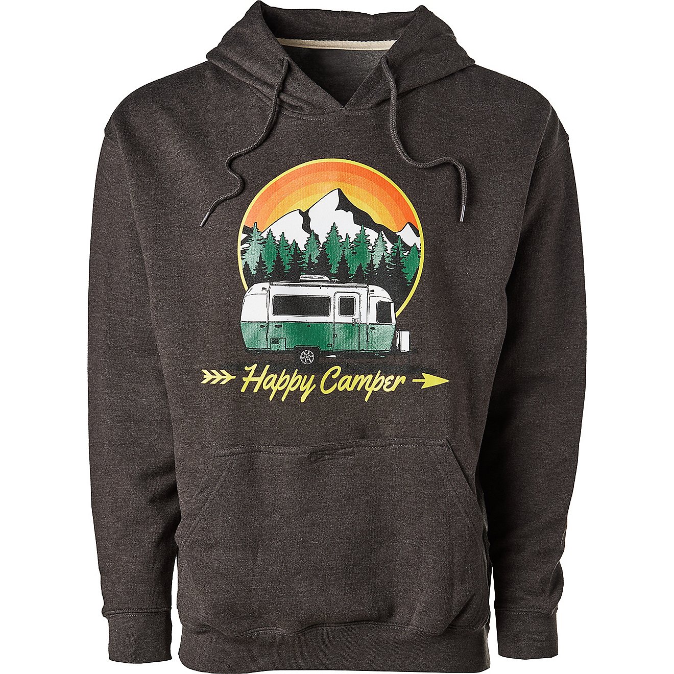 Academy Sports + Outdoors Men's Happy Camper Hoodie                                                                              - view number 1