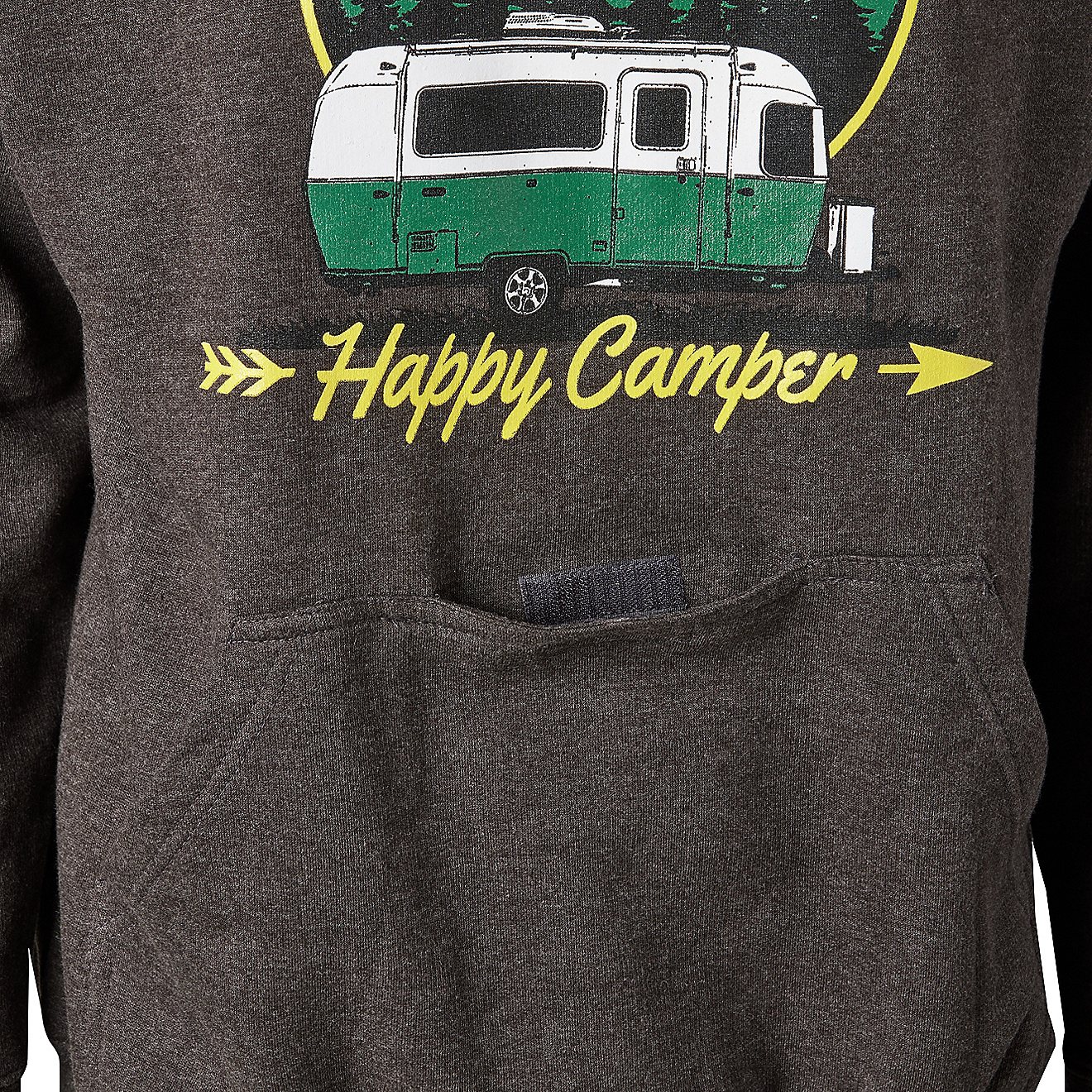 Academy Sports + Outdoors Men's Happy Camper Hoodie                                                                              - view number 3