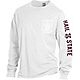 Comfort Wash Men's Mississippi State University Bev Label Pocket Long-Sleeve Graphic T-shirt                                     - view number 2 image