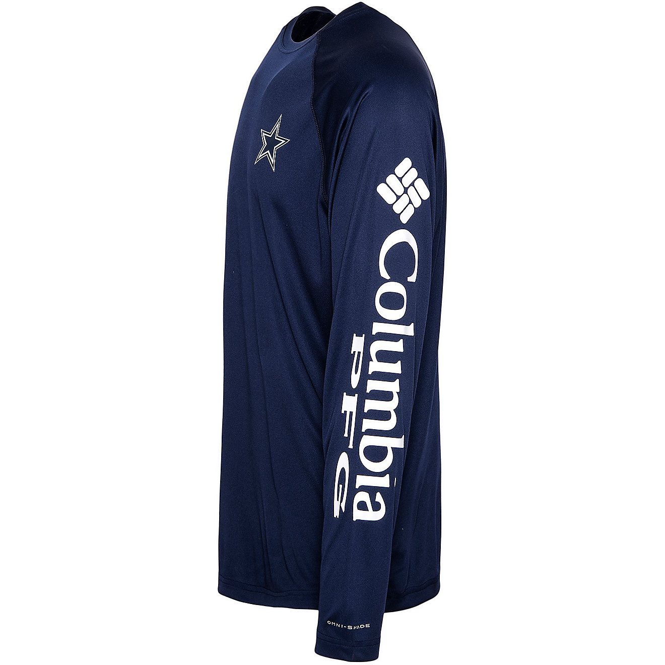 Columbia Sportswear Men's Dallas Cowboys PFG Terminal Tackle Long Sleeve Graphic T-shirt                                         - view number 2