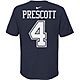 Nike Boys' Dallas Cowboys Prescott Name and Number Graphic T-shirt                                                               - view number 1 image