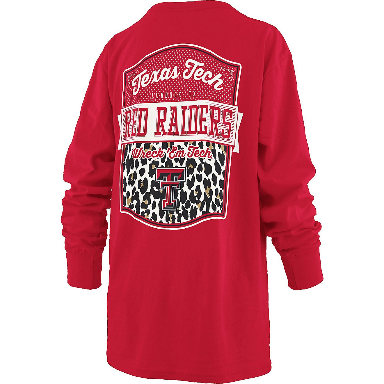 Three Square Women's Texas Tech University Sanders Long Sleeve Graphic T-shirt                                                   - view number 2