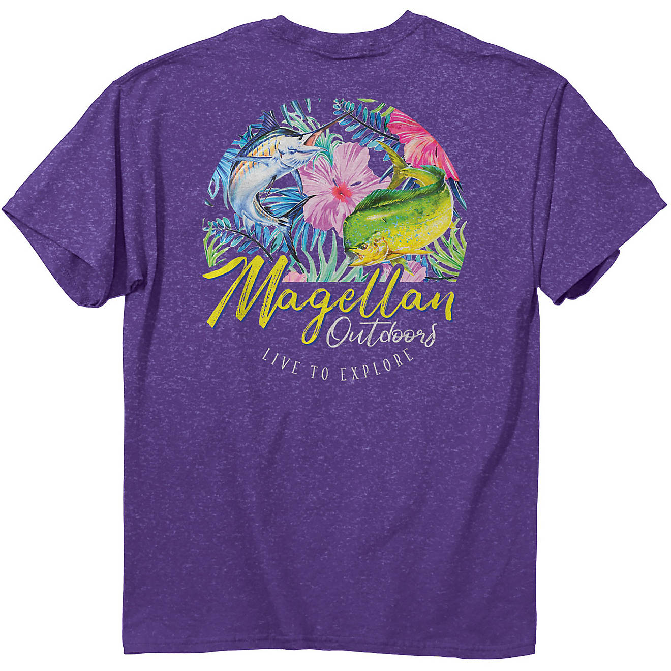 Magellan Outdoors Women’s Floral Fish Outdoor Graphic T-shirt                                                                  - view number 1