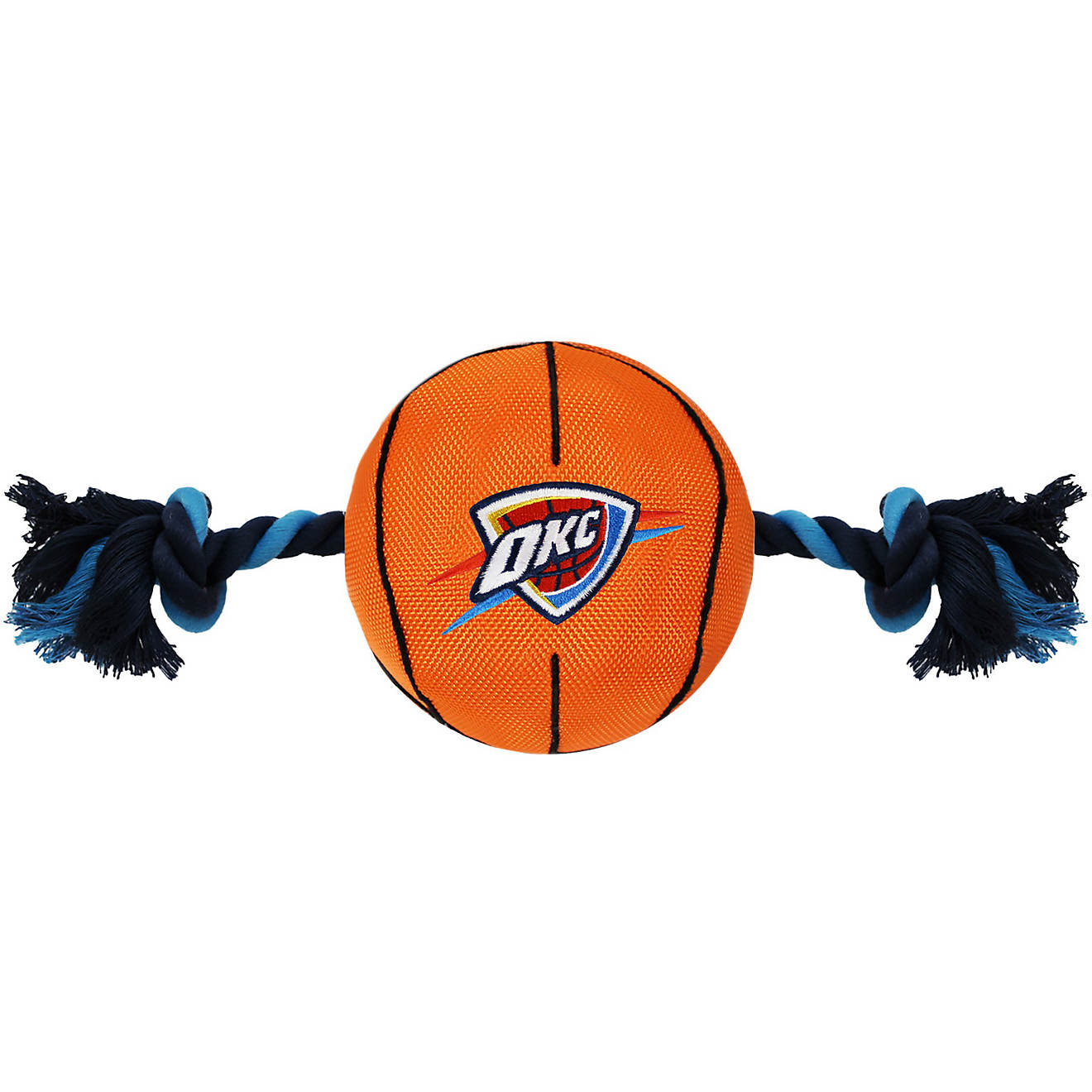 Pets First Oklahoma City Thunder Nylon Basketball Rope Dog Toy                                                                   - view number 1