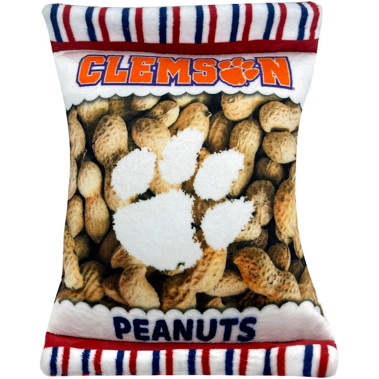 Pets First Clemson University Peanut Bag Toy                                                                                     - view number 1