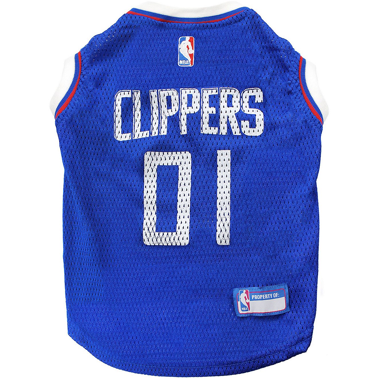 Pets First Los Angeles Clippers Mesh Dog Jersey                                                                                  - view number 2