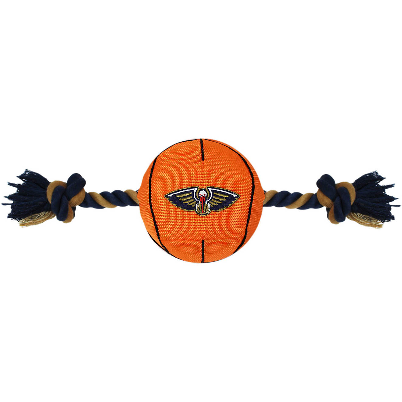 Pets First New Orleans Pelicans Nylon Basketball Rope Dog Toy                                                                    - view number 1