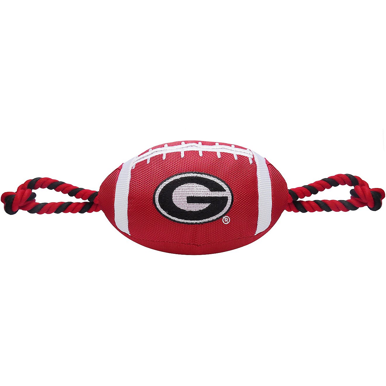 Pets First University of Georgia Nylon Football Rope Toy                                                                         - view number 1