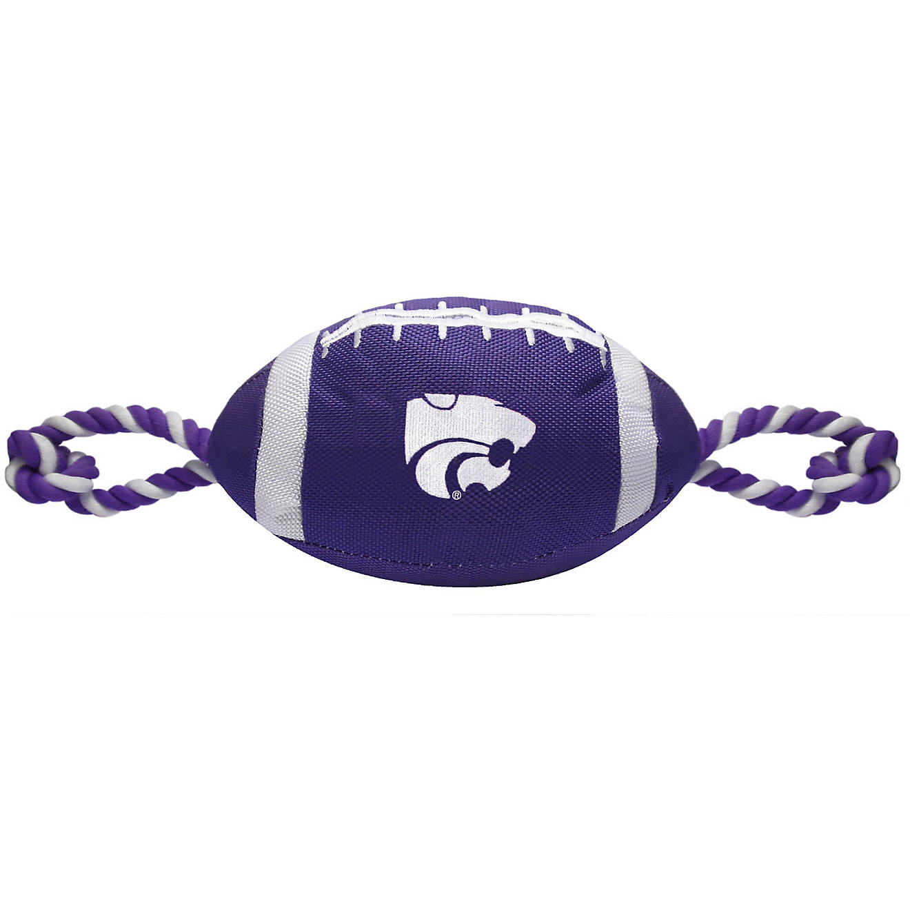 Pets First Kansas State University Nylon Football Rope Toy                                                                       - view number 1