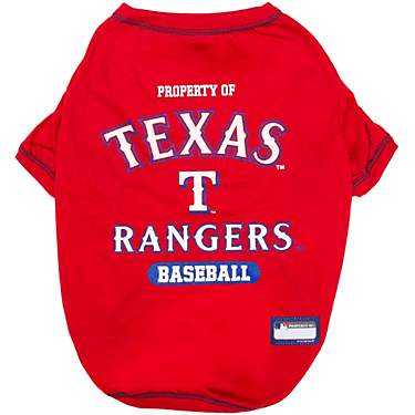 Pets First Texas Rangers Dog T-shirt                                                                                            
