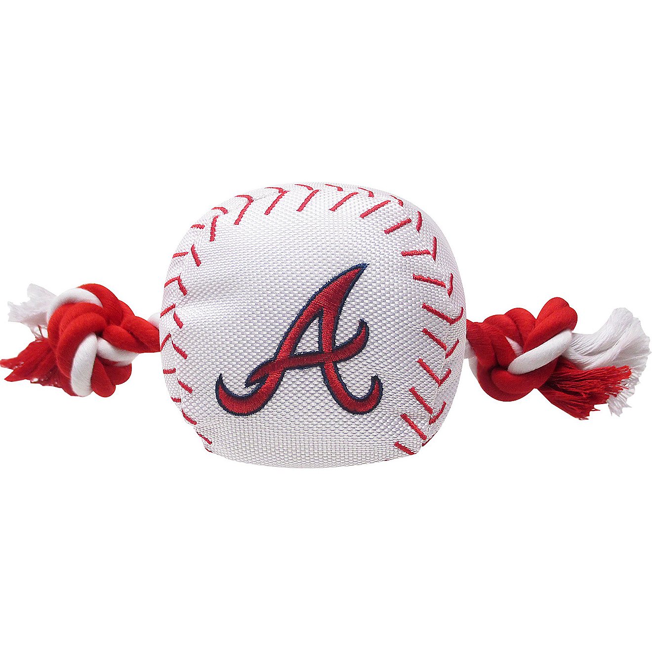 Pets First Atlanta Braves Baseball Rope Dog Toy                                                                                  - view number 1