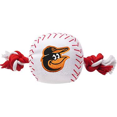 Pets First Baltimore Orioles Nylon Baseball Rope Dog Toy                                                                        