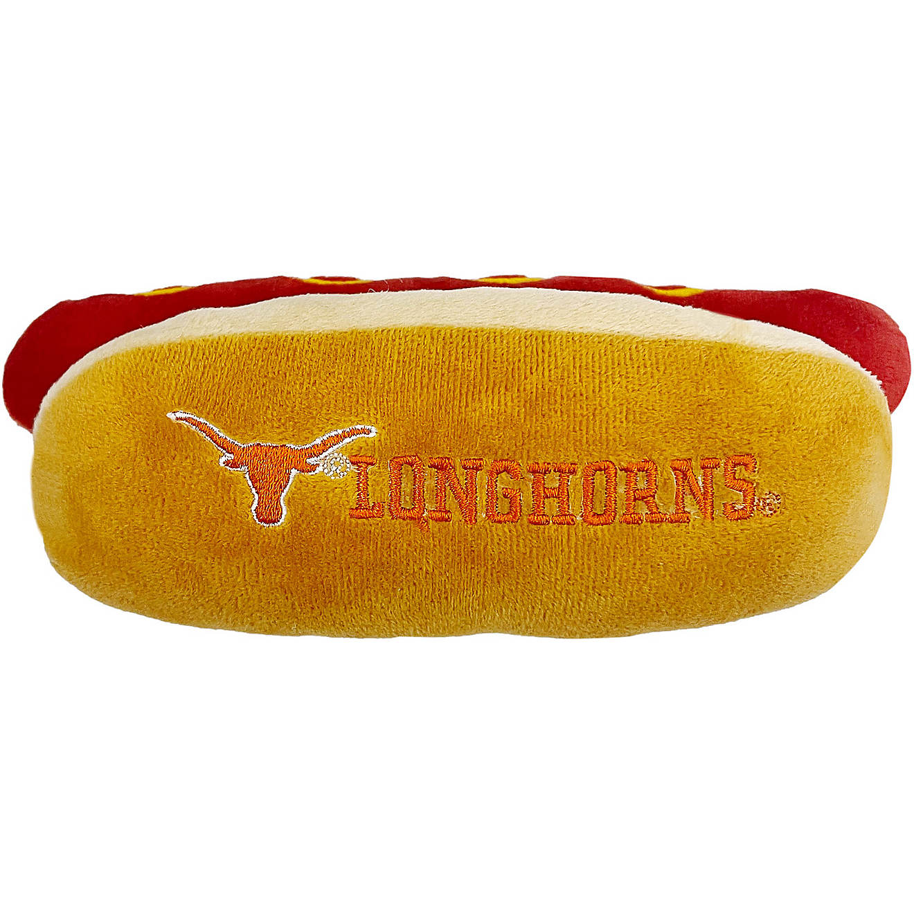 Pets First University of Texas Hot Dog Toy                                                                                       - view number 1