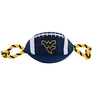 Pets First West Virginia University Nylon Football Rope Toy                                                                     