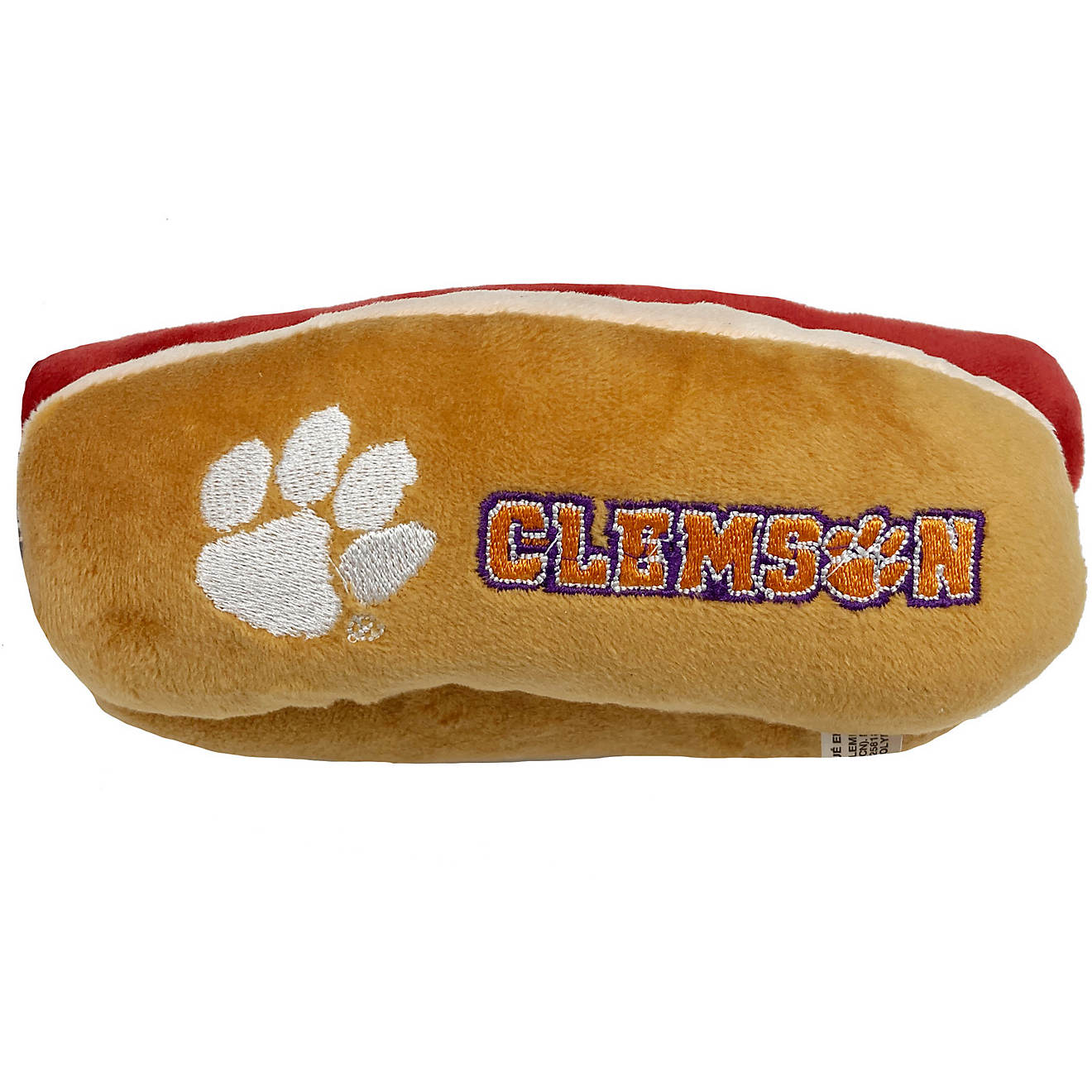 Pets First Clemson University Hot Dog Toy                                                                                        - view number 1
