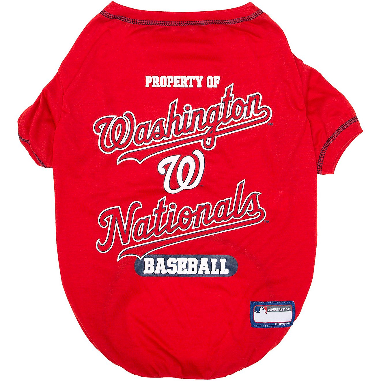 Pets First Washington Nationals Dog T-shirt                                                                                      - view number 1