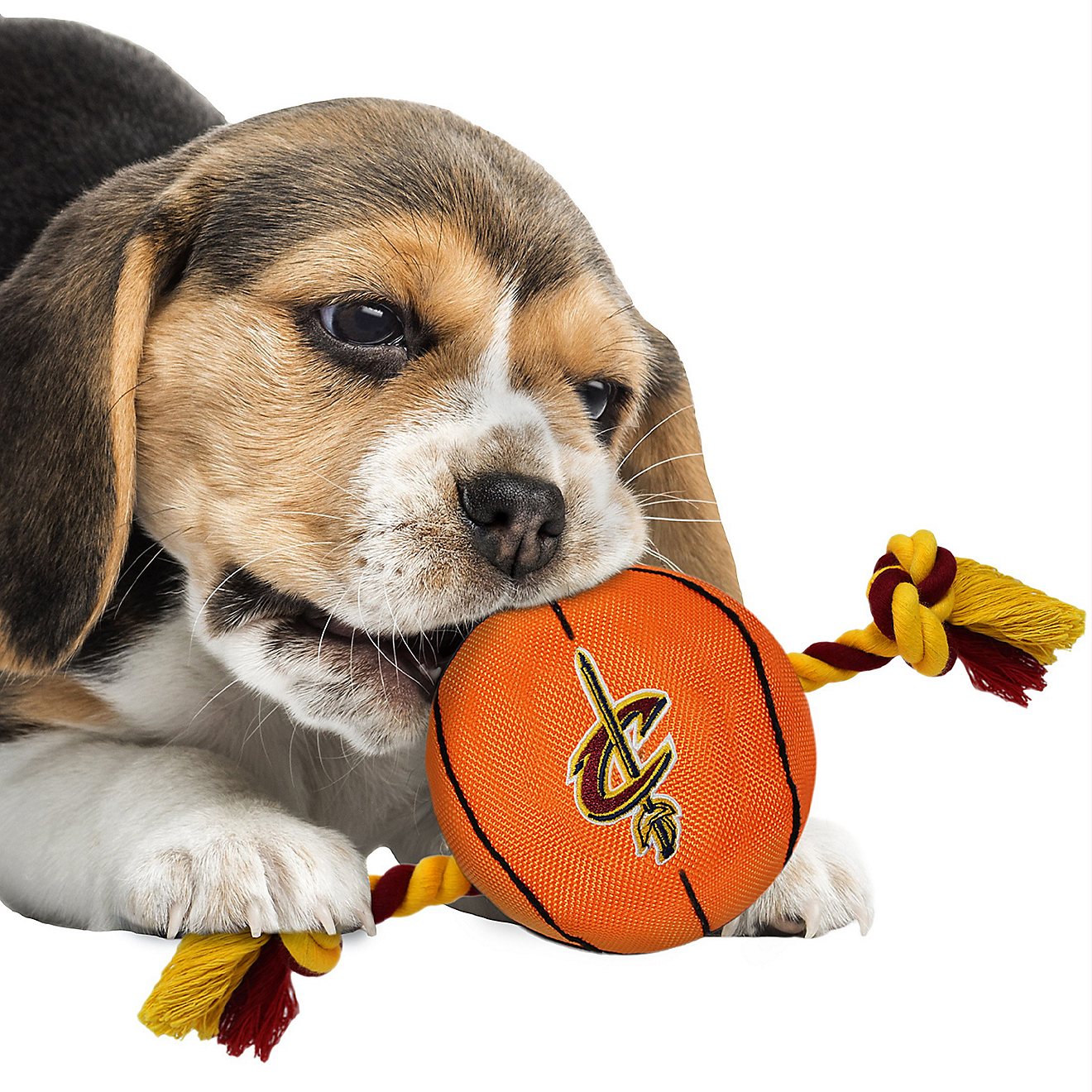 Pets First Cleveland Cavaliers Nylon Basketball Rope Dog Toy                                                                     - view number 3