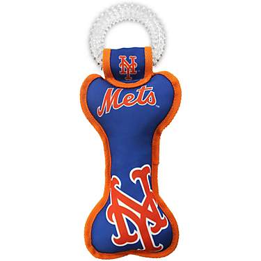 Pets First New York Mets Dental Tug Dog Toy                                                                                     