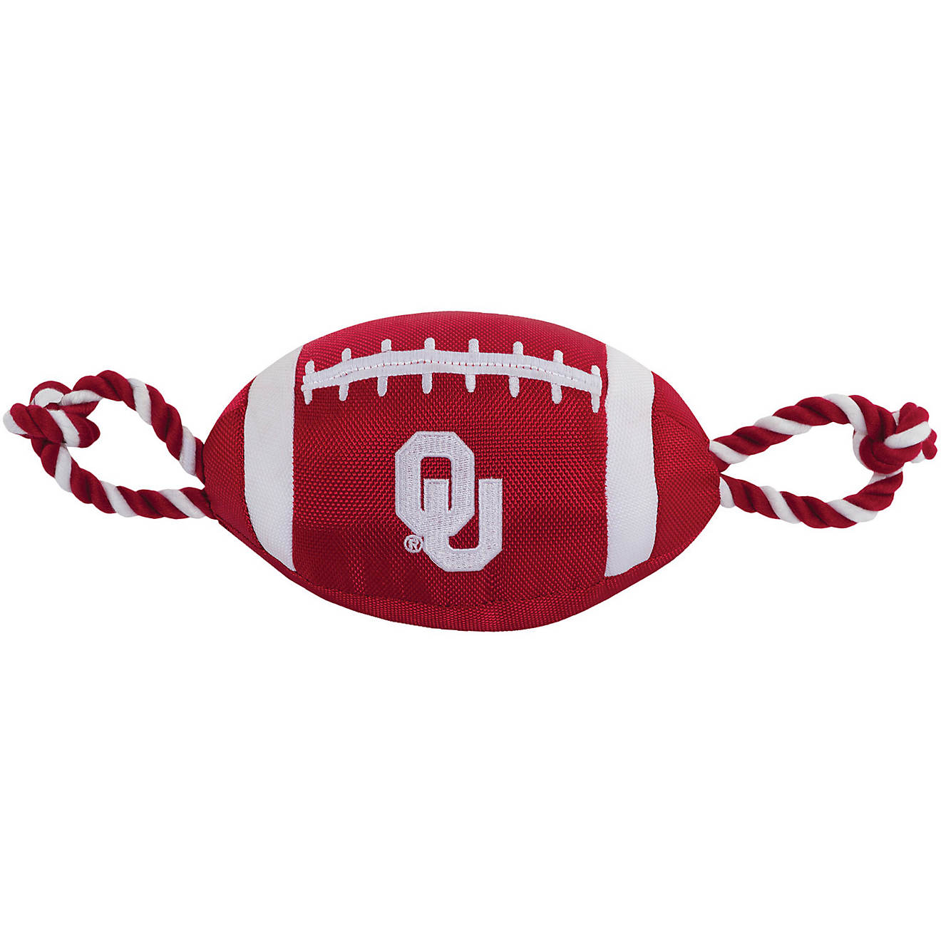Pets First University of Oklahoma Nylon Football Rope Toy                                                                        - view number 1