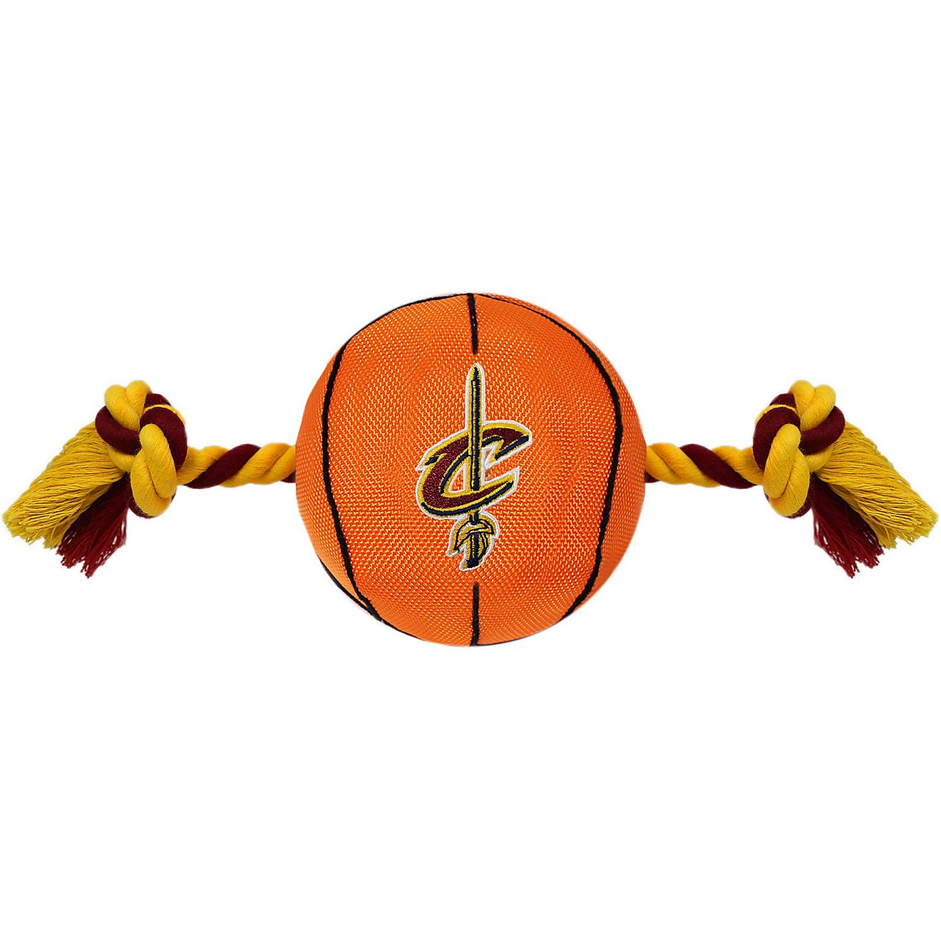 Pets First Cleveland Cavaliers Nylon Basketball Rope Dog Toy                                                                     - view number 1
