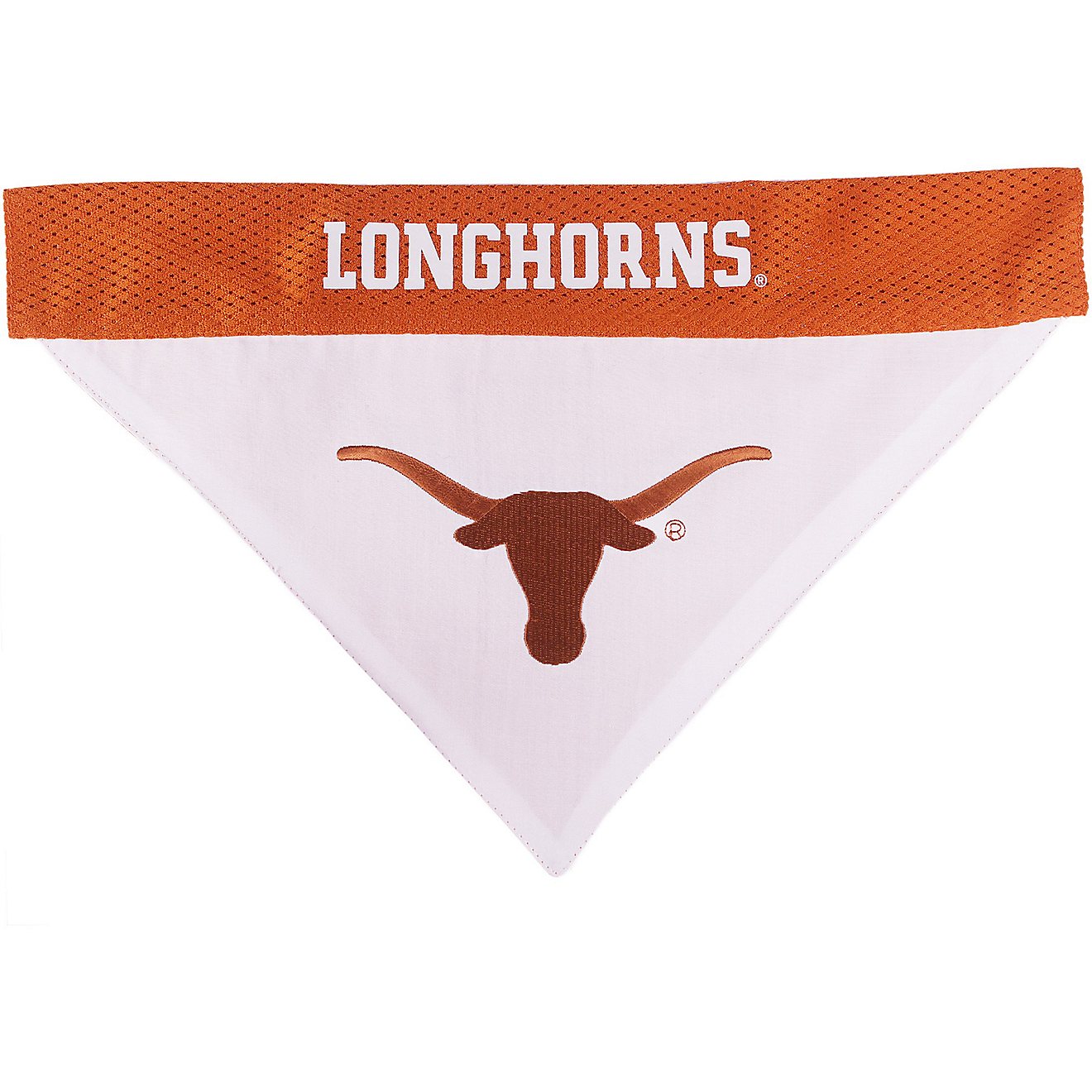 Pets First University of Texas Reversible Dog Bandana                                                                            - view number 2